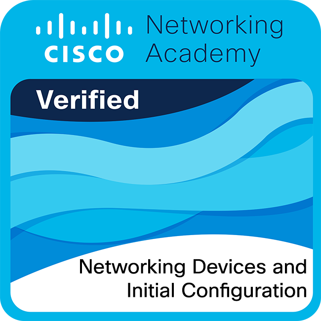 Badge Cisco Networking Devices and Initial Configuration