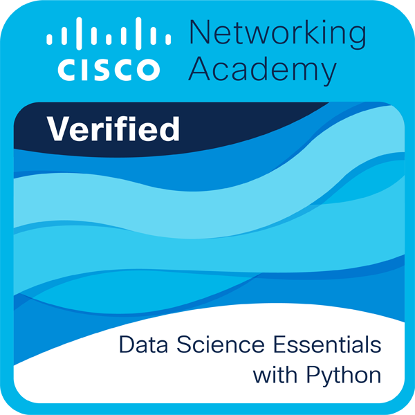 Badge Cisco Data Science Essentials with Python