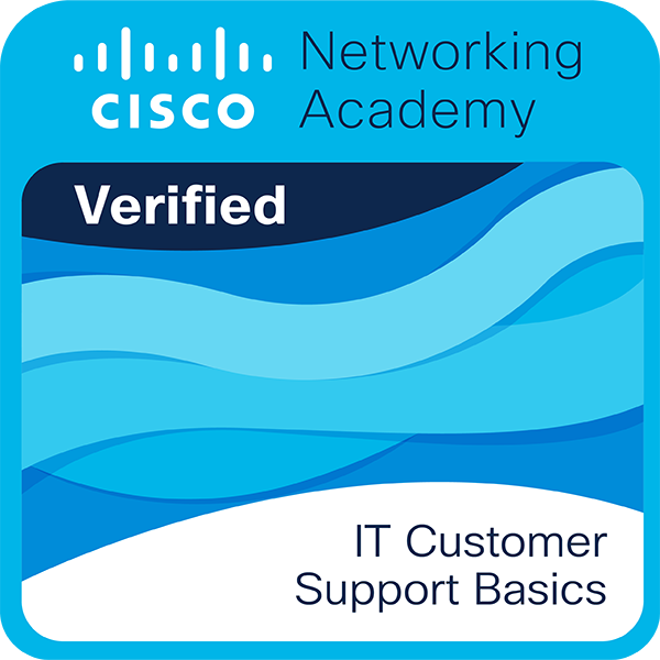 Badge Cisco IT Customer Support Basics