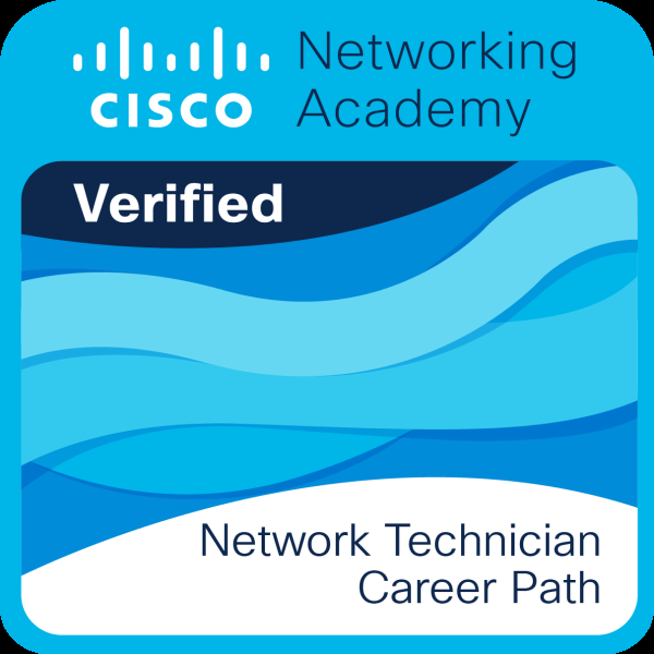 Badge Cisco Network Technician Career Path